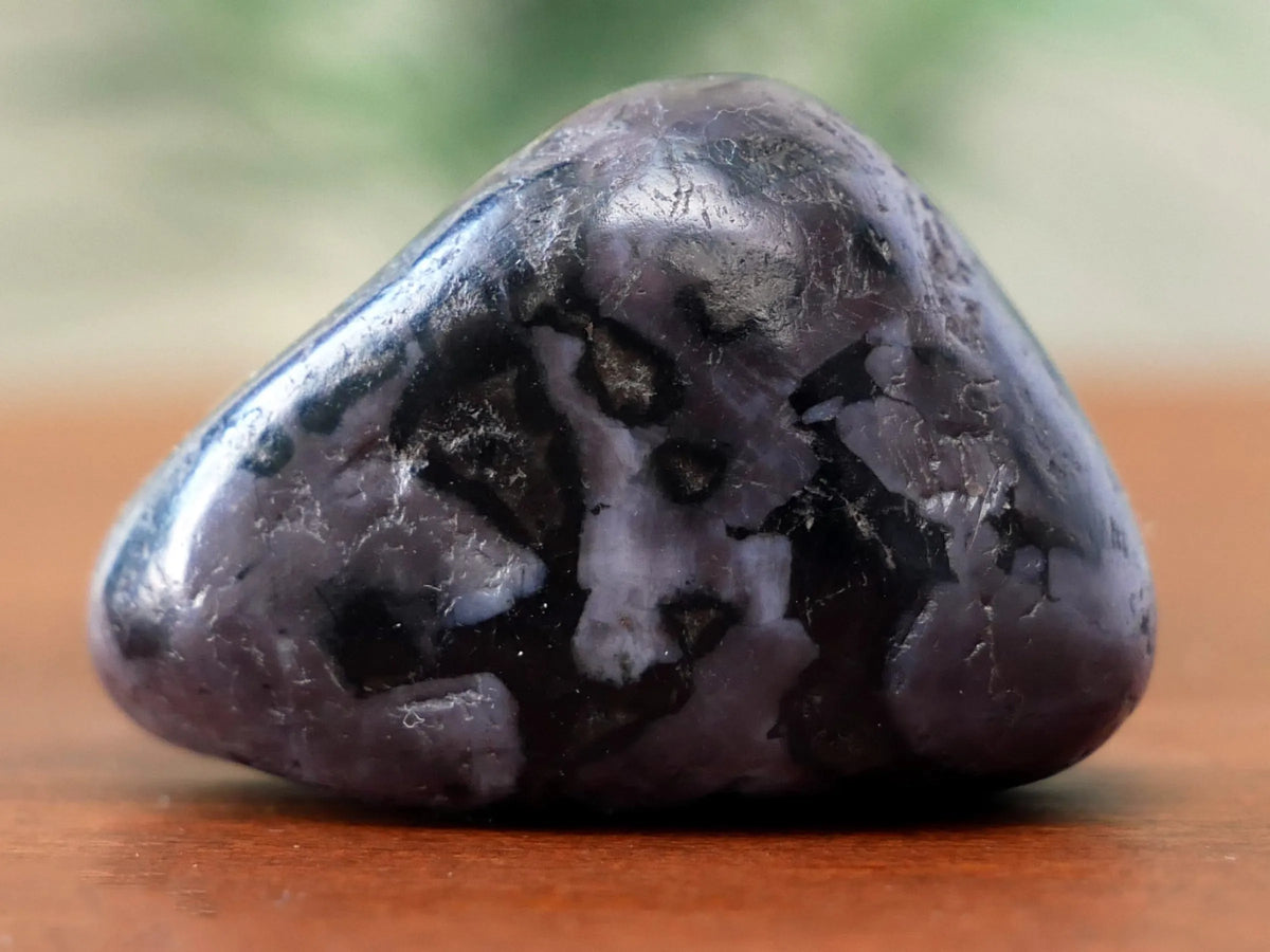 78MM Indigo Gabbro Geometry Cube | Mystic offers Merlinite Square