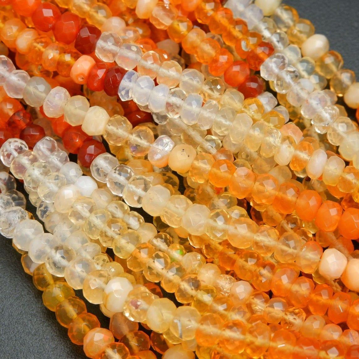 10mm Ombre Pearls Beads, Pink & Orange Ombre Pearls, 10mm Magic