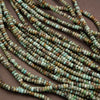 African Turquoise · Smooth · Rondelle · 2x4mm, Tejas Beads, Beads