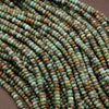 African Turquoise · Smooth · Rondelle · 2x4mm, Tejas Beads, Beads