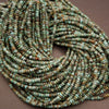 African Turquoise · Smooth · Rondelle · 2x4mm, Tejas Beads, Beads