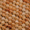 Citrine · Microfaceted · Round · 4mm, Tejas Beads, Beads