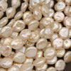 Freshwater Pearl · Coin · White · 10mm, Tejas Beads, Beads