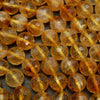 Faceted Citrine Beads.