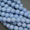 Light Blue Angelite Beads for Jewelry Making