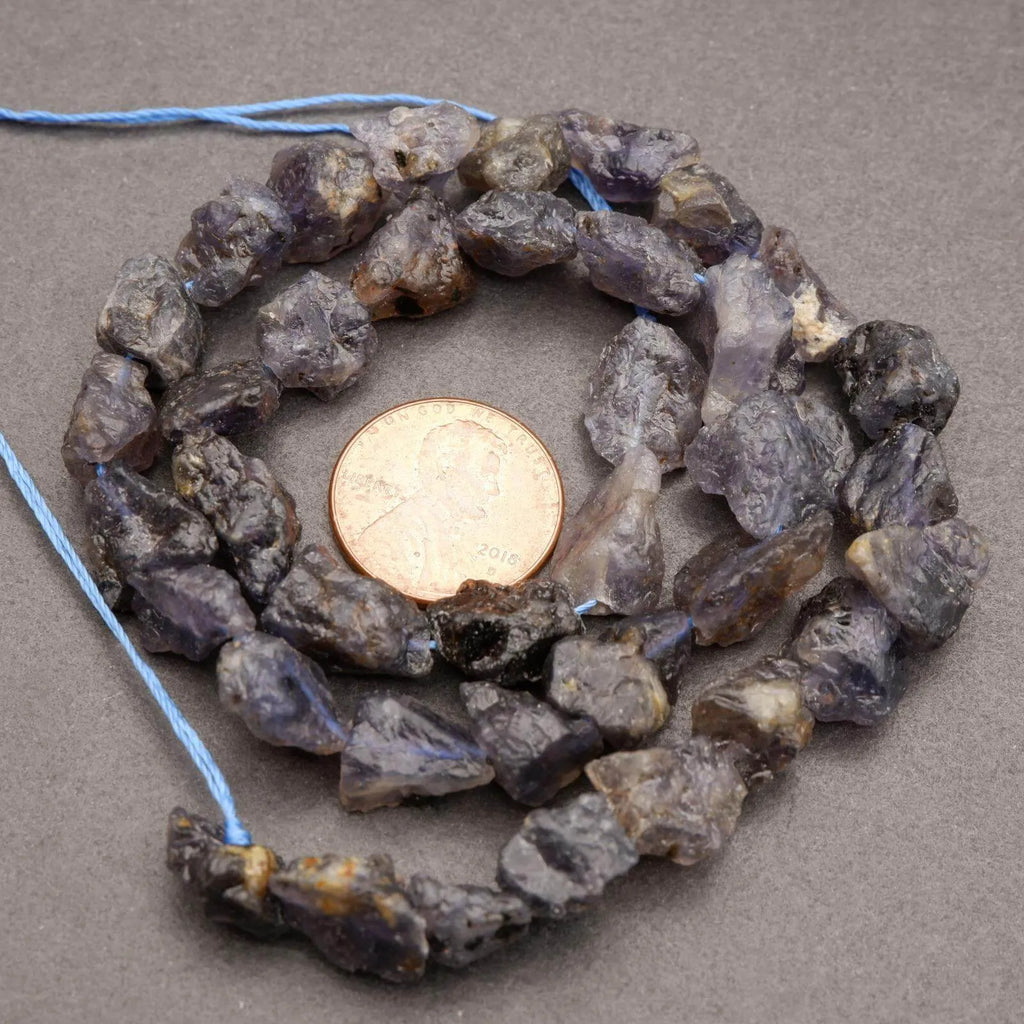 Iolite · Rough Raw · Nugget · 8mm, 10mm, Tejas Beads, Beads