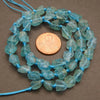 Green Apatite · Rough Raw · Nugget · 7mm, Tejas Beads, Beads