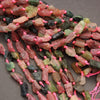 Watermelon Tourmaline · Rough Raw · Nugget · 6mm, Tejas Beads, Beads