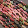 Watermelon Tourmaline · Rough Raw · Nugget · 6mm, Tejas Beads, Beads