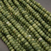 Olivine Jade · Matte · Rondelle · 5x8mm, Tejas Beads, Beads