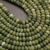 Olivine Jade · Matte · Rondelle · 5x8mm, Tejas Beads, Beads