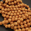 Tibetan Longan Bodhi Seed · Smooth · Round · 11.5mm · Large Hole, Tejas Beads, Beads