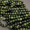 Canadian Green Jade · Smooth · Round · 6mm, 8mm, 10mm, Tejas Beads, Beads