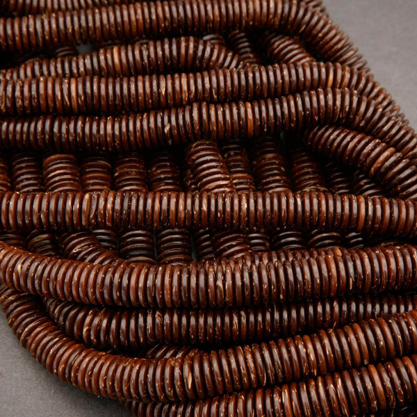 Coconut Shell · Smooth · Disk · 6mm, 8mm, 10mm, 12mm, Tejas Beads, Beads