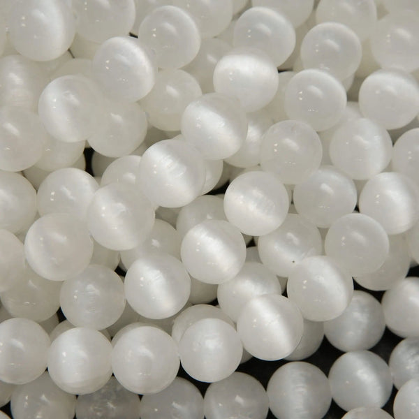 Chatoyant Selenite Beads