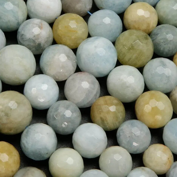 Graduated Aquamarine Beads