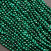 Malachite · Microfaceted · Round · 2mm, 3mm, 4mm, Tejas Beads, Beads