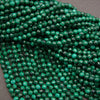 Malachite · Microfaceted · Round · 2mm, 3mm, 4mm, Tejas Beads, Beads