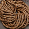 Coconut Shell · Rough Cut · Heishi · 3mm, 5mm, 7mm, Tejas Beads, Beads