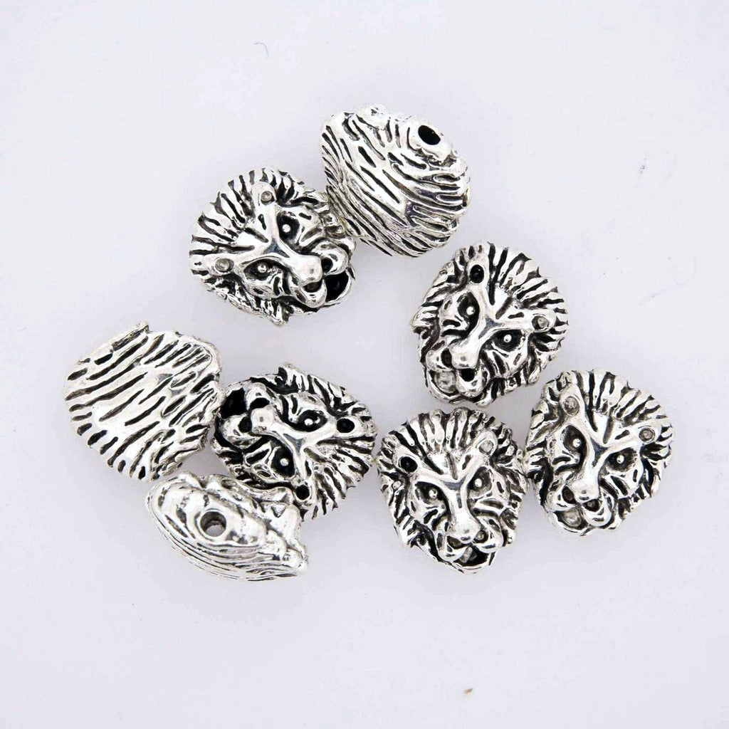 Lion Head Silver Jewelry Findings.