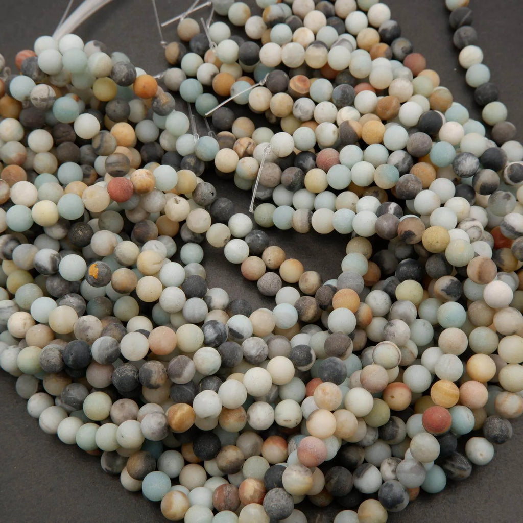 Brazilian Amazonite · Matte · Round · 4mm, 6mm, 8mm, 10mm, Tejas Beads, Beads