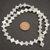 Mother of Pearl (alt) · Smooth · Clover · 8mm, Tejas Beads, Beads