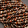 Petrified Wood · Smooth · Rondelle · 5x8mm, Tejas Beads, Beads