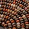 Petrified Wood · Smooth · Rondelle · 5x8mm, Tejas Beads, Beads