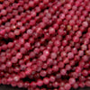 Pink Tourmaline A · Microfaceted · Round · 2mm, 3mm, Tejas Beads, Beads