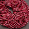 Pink Tourmaline A · Microfaceted · Round · 2mm, 3mm, Tejas Beads, Beads