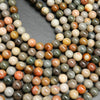 Polychrome jasper beads.