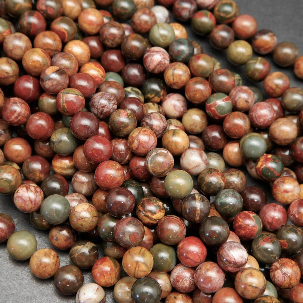 Red Creek Jasper Beads.