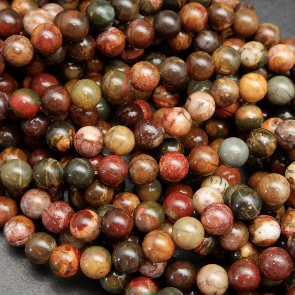 Red Creek Jasper Beads.