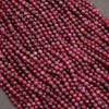 Ruby · Microfaceted · Round · 2.5mm, 3mm, 3.5mm, Tejas Beads, Beads