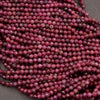 Ruby · Microfaceted · Round · 2.5mm, 3mm, 3.5mm, Tejas Beads, Beads