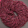 Ruby · Microfaceted · Round · 2.5mm, 3mm, 3.5mm, Tejas Beads, Beads