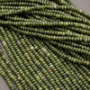 Olivine Jade · Smooth · Rondelle · 2x4mm, Tejas Beads, Beads