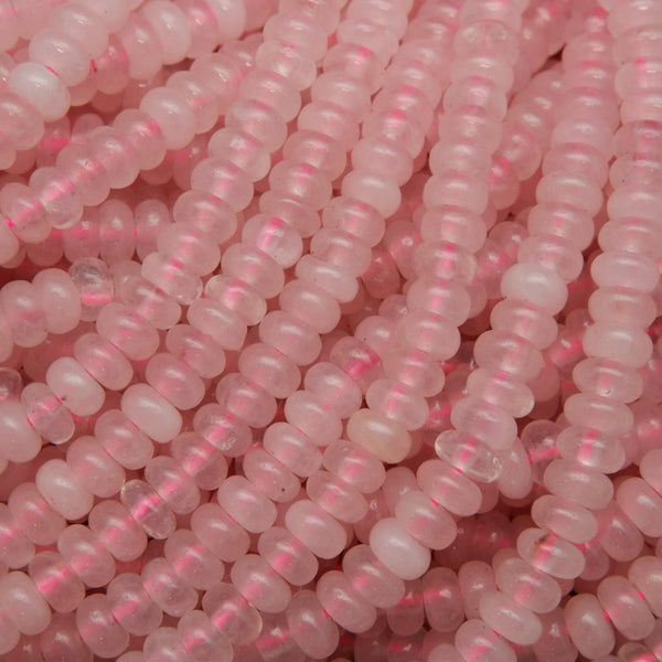 Rose Quartz Tube Beads by Bead Landing™ 