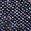 Blue Sapphire · Microfaceted · Round · 3.5mm, Tejas Beads, Beads