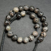 Black Picasso Large Hole Beads.