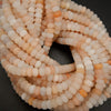 Peach Aventurine · Matte · Rondelle · 6mm, 8mm, Bead, Tejas Beads