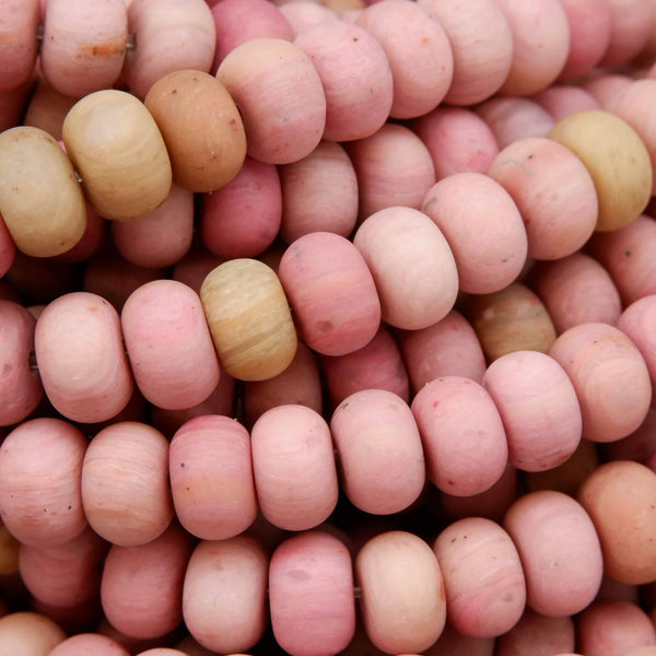 8mm Pink Rhodonite Beads | Hackberry Creek