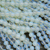 Synthetic transparent opalite beads.