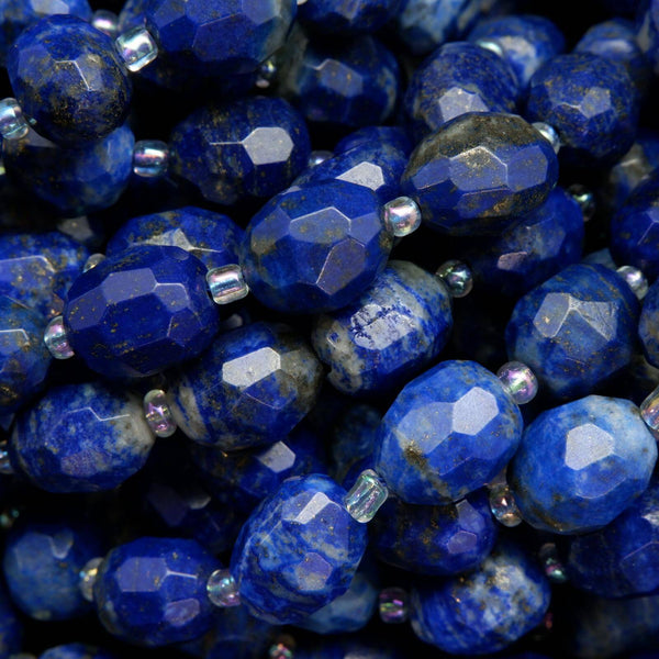 Micro Faceted Natural Blue Lapis Lazuli Round Beads Tiny Small 3mm Fac –  Intrinsic Trading
