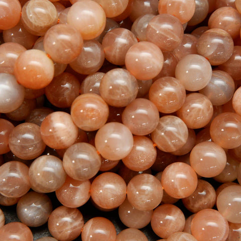 Peach Moonstone Beads.