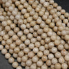 Petoskey stone beads.