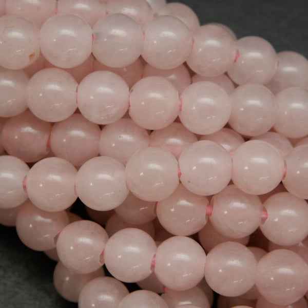 Natural Rose Quartz Beads Strands, Faceted, Round, Pink, 6mm, Hole: 1mm,  about 30pcs/strand, 7.5 inch